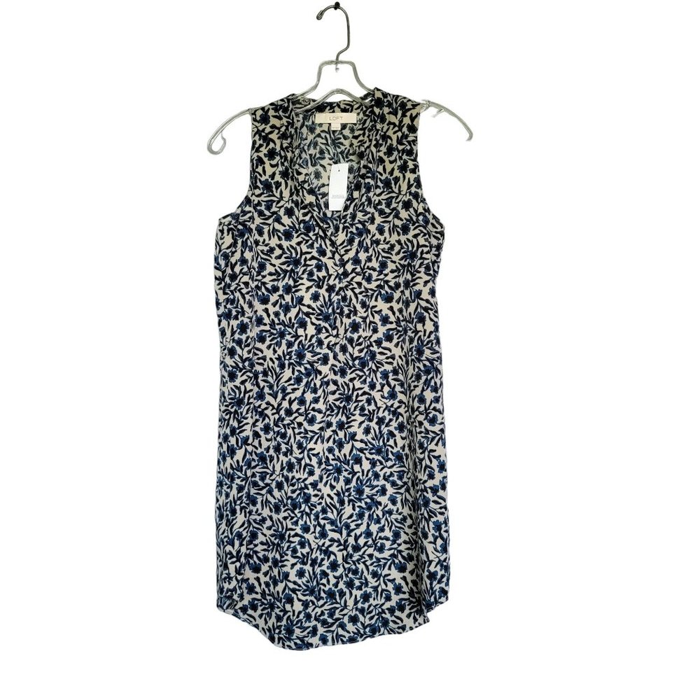 Ann Taylor LOFT Floral Print Sleeveless Mini Dress. Size XS